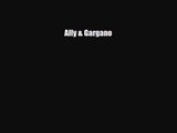 [PDF Download] Ally & Gargano [PDF] Full Ebook