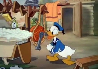 Paperino e il lavaggio per cani
