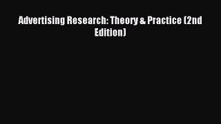 (PDF Download) Advertising Research: Theory & Practice (2nd Edition) PDF