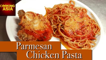 Parmesan Chicken Pasta At April 24 Cafe | Cooking Asia