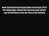 New-York Historical Society New York City in 3D In The Gilded Age: A Book Plus Stereoscopic