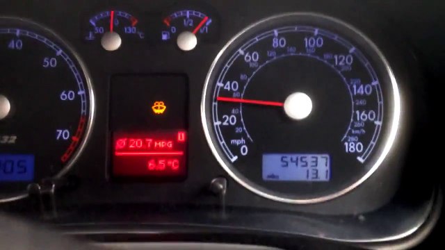 VW Golf mk4 R32 30-70mph 3rd gear acceleration