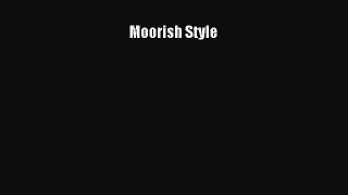 Moorish Style  Free PDF