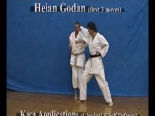Heian godan shotokan kata applications