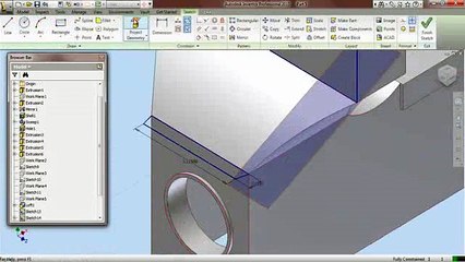 Vise (video Tutorial) Autodesk Inventor Clip5-30