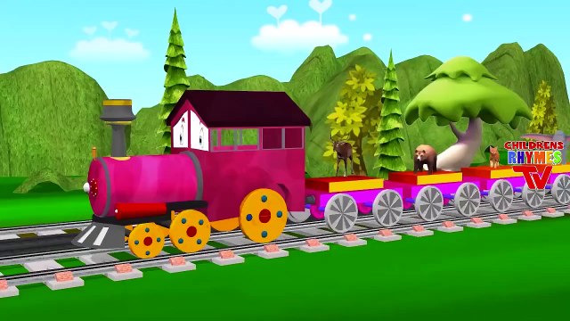 Finger Family Rhymes Dinosaurs Cartoons | Animals Train Johny Johny Yes Papa Nursery Rhymes