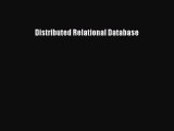 [PDF Download] Distributed Relational Database [PDF] Full Ebook
