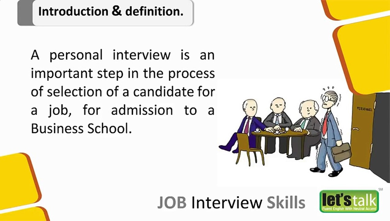 Job interview Skills Training video free - interview success, body language, dress code, hand shake, eye contact, interview question and answers