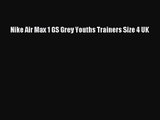 [PDF Download] Nike Air Max 1 GS Grey Youths Trainers Size 4 UK [PDF] Online
