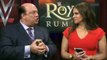 Stephanie, Paul Heyman Conversation about Roman Reigns - Royal Rumble 2016