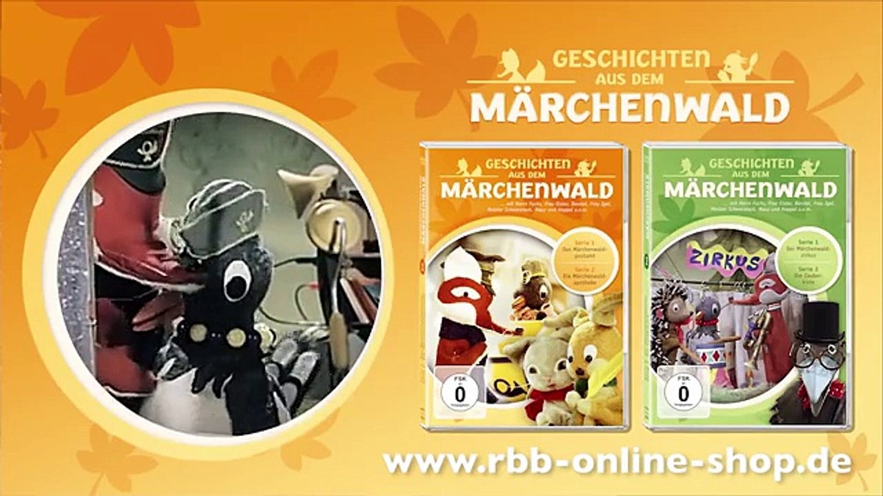 Sandmännchen DVD Tipp! Geschichten aus dem Märchenwald Vol.1 & Vol. 2 auf DVD