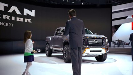 CAR KIDS: Warrior faces at the 2016 Auto Show