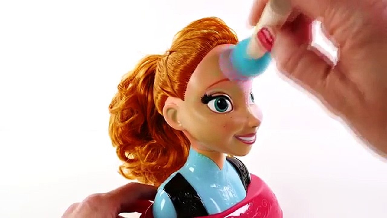 BARBIE and ANNA as PINKIE PIE *** Makeup Makeover using Face Paint