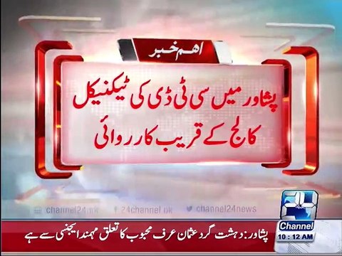 PESHAWAR, terrorism Usman alias Mehboob arrested, 2 grenades and pistols