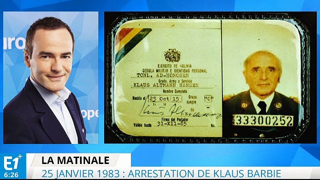 25 janvier 1983, arrestation de Klaus Barbie