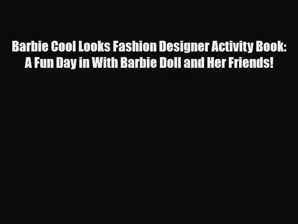 barbie cool looks fashion designer