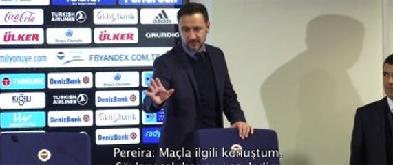 Pereira, Gazeteciyle Tartıştı