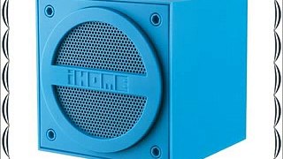 iHome Mini Cube - Altavoz bluetooth recargable azul