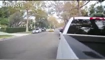 Supercars run stop sign and hit vehicles in Beverly Hills