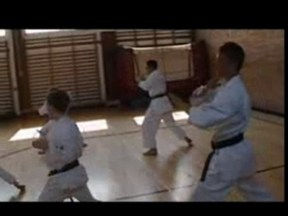 Heian nidan shotokan kata group training