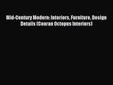(PDF Download) Mid-Century Modern: Interiors Furniture Design Details (Conran Octopus Interiors)