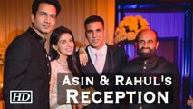 Actress Asin and Rahuls Star Studded Reception Inside Pics