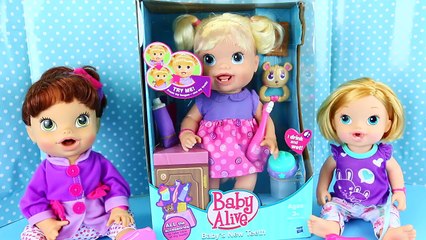 BABY ALIVE Yummy Treat Baby Doll Licks & Eats Play Doh Ice Cream Cones by DisneyCarToys