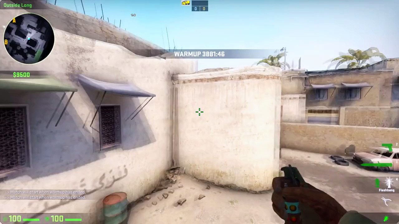 CS:GO Guide by ceh9: \"B-site one way smoke on de_dust2 \" (ENG SUBS)