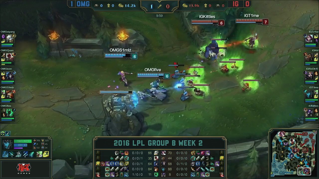 Invictus Gaming vs OMG | Game 2 Group B S6 LPL Spring 2016 W2D4 | IG vs OMG G2