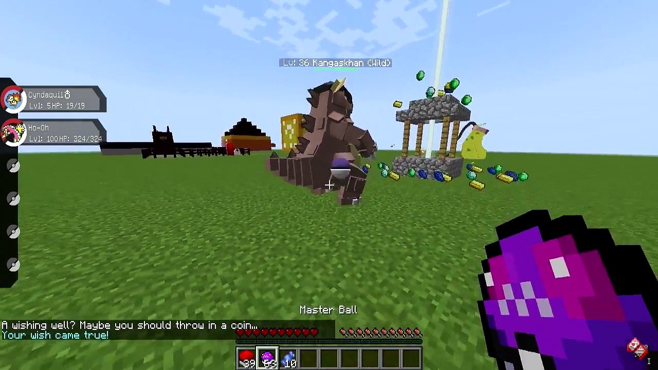 Minecraft: LUCKYBLOCK POKEMON - HO-OH SHINY VS HO-OH! (c/ SIRKAZZIO) (PIXELMON MOD)