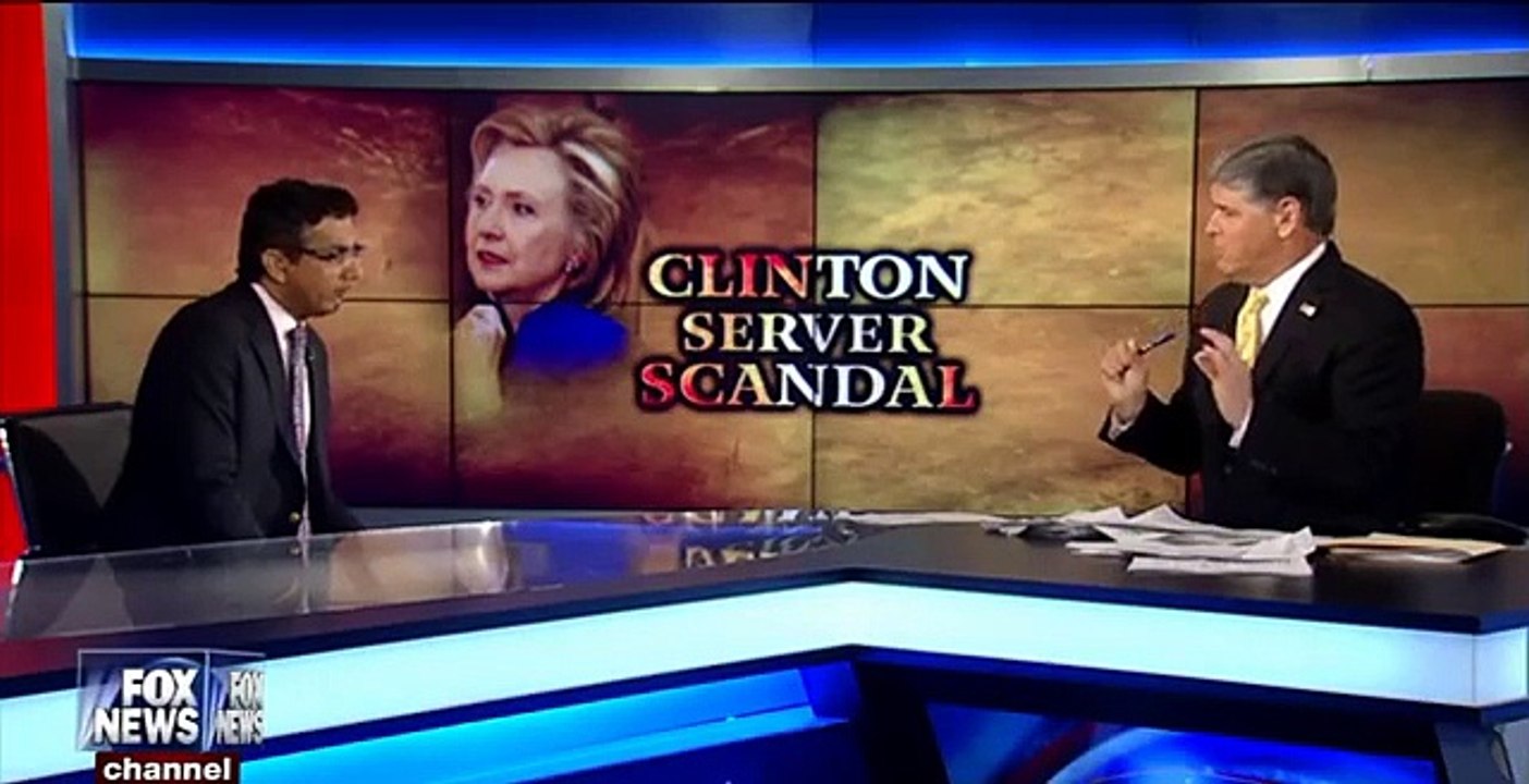 Hannity: D\'Souza Flays Hillary Over Emailgate
