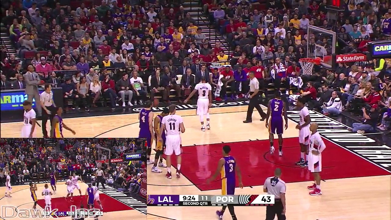 D\'Angelo Russell Full Highlights 2016.01.23 at Blazers - 21 Pts.