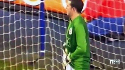 Football Players Being Goalkeepers   HD