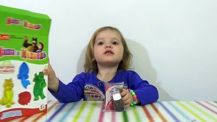 Маша и медведь делаем мыло набор распаковка Masha and