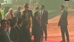 Ceremonial reception for Hollande at Rashtrapati Bhavan