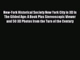 (PDF Download) New-York Historical Society New York City in 3D In The Gilded Age: A Book Plus