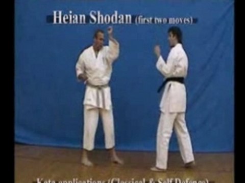 Heian shodan shotokan kata applications