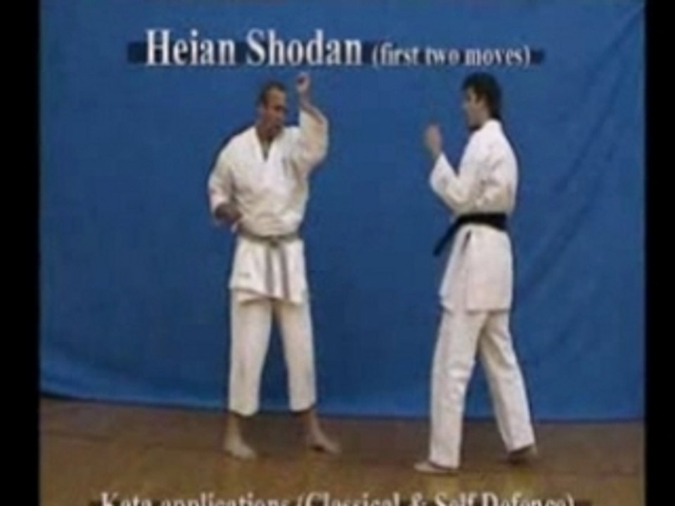 Heian shodan shotokan kata applications