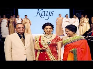 Juhi Chawla Wearing Red Hot Dress | IIJW fashion show 2013