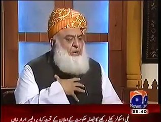 Saleem Safi’s Questions Made Fazal-ur-Rehman