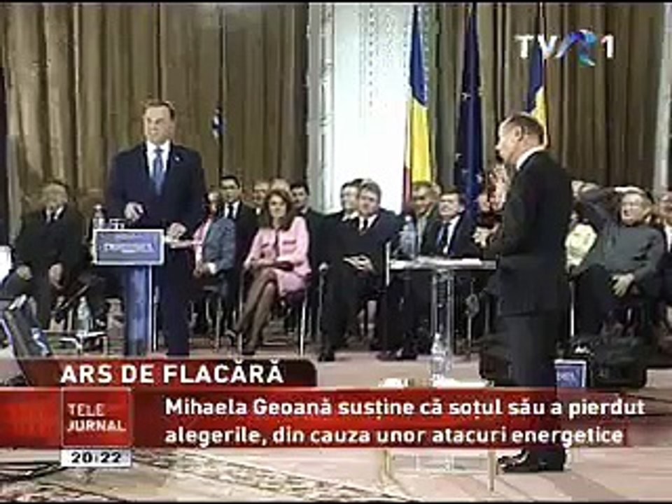 La flamme violette (Geoana - Basescu)