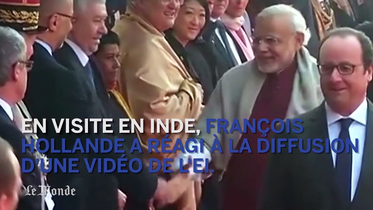 Hollande sur la vidéo de Daech : "Rien ne nous effraiera"