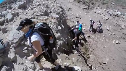 Randonneurs vs Glissement de terrain