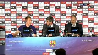 Official presentation of new Barca's goalkeeper Ter Stegen