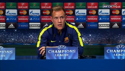 Pre match PSG-FCB Ter Stegen's press conference