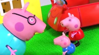 Pig George da Familia Peppa Pig CAI DA PRIVADA! Novelinha da Peppa em Português