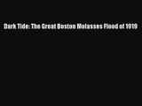 (PDF Download) Dark Tide: The Great Boston Molasses Flood of 1919 PDF