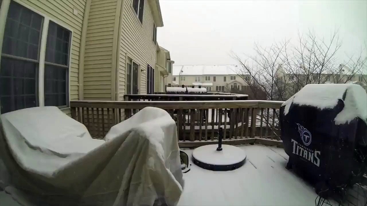La tempête de neige Snowzilla en slowmotion
