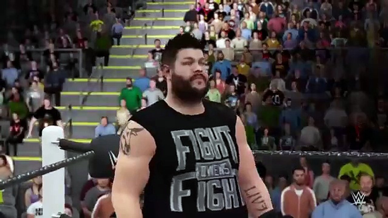 WWE 2K16. Dean Ambrose vs Kevin Owens (WWE Royal Rumble 2016)