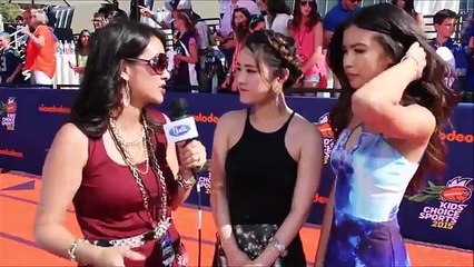 Utalk Interviews\"Make It Pop\" stars Megan Lee & Erika Tham- Nickelodeon Kids Choice Sports Awards
